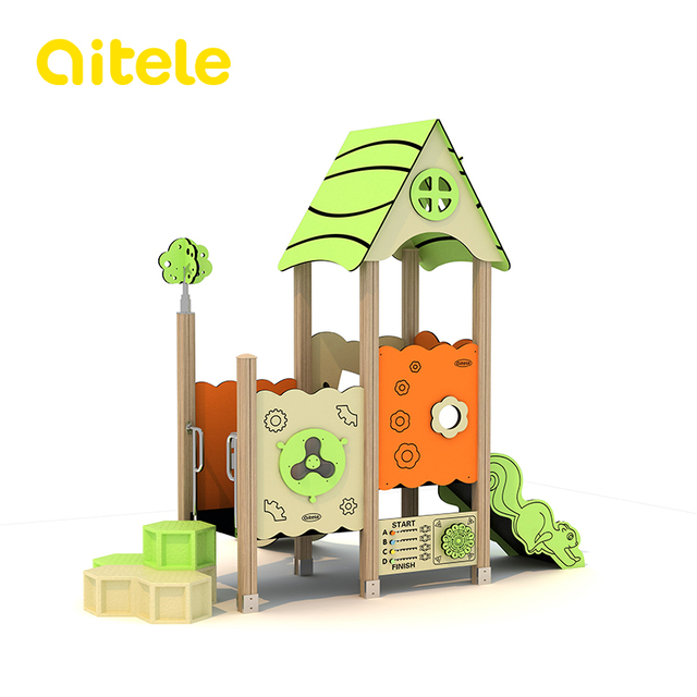 Eco-wood series Outdoor Playground GW-03901