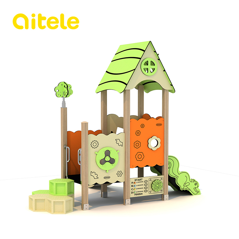 Eco-wood series Outdoor Playground GW-03901