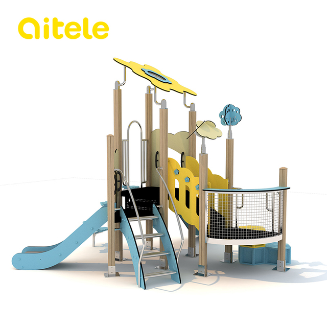 Eco-wood series Outdoor Playground GW-05601