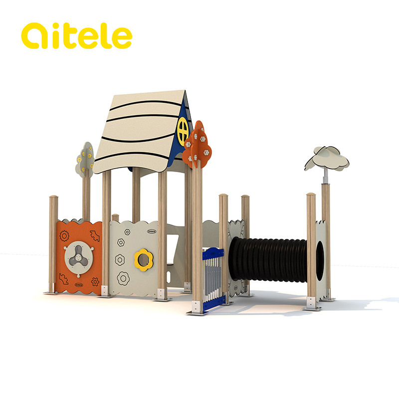 Eco-wood series Outdoor Playground GW-03902