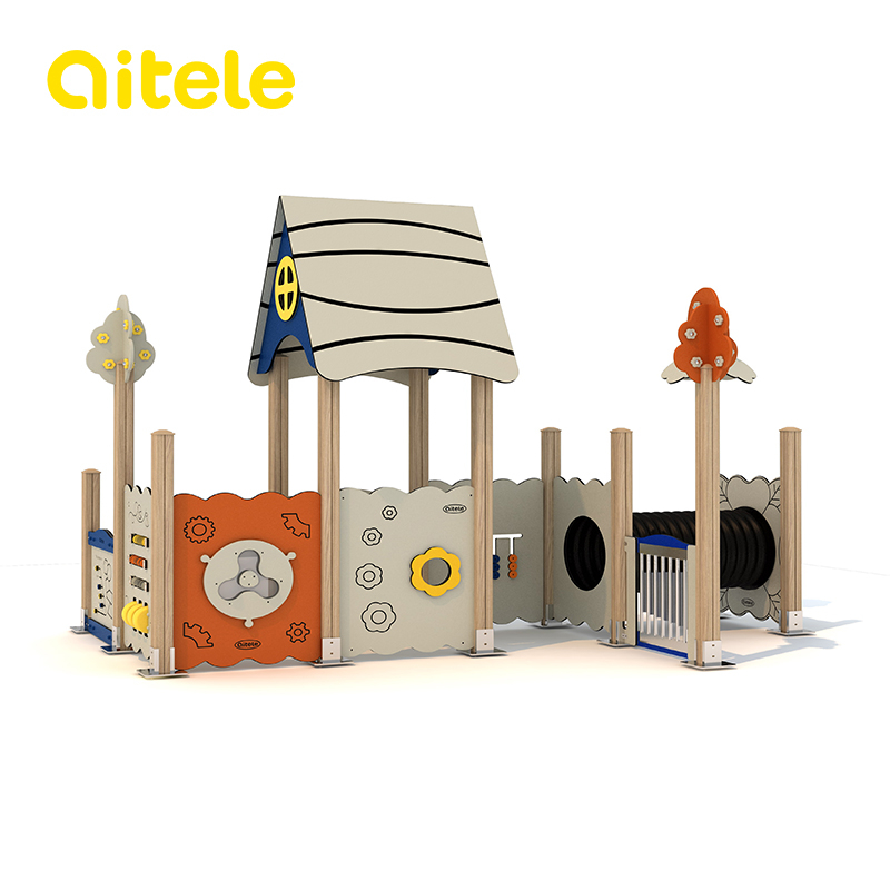 Eco-wood series Outdoor Playground GW-03902