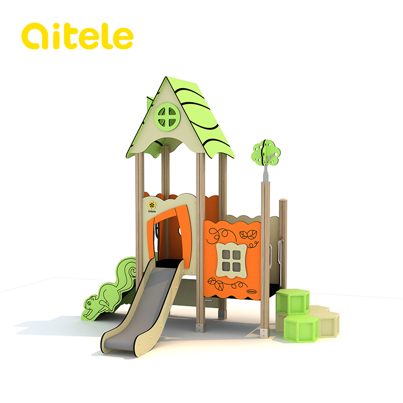 Eco-wood series Outdoor Playground GW-03901