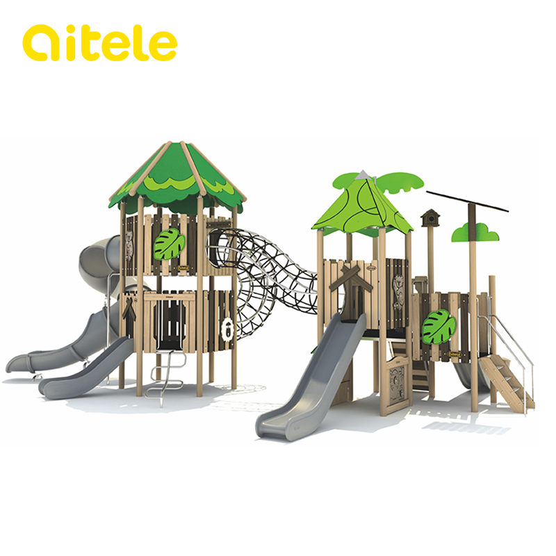 Eco-wood series Outdoor Playground GW-01801