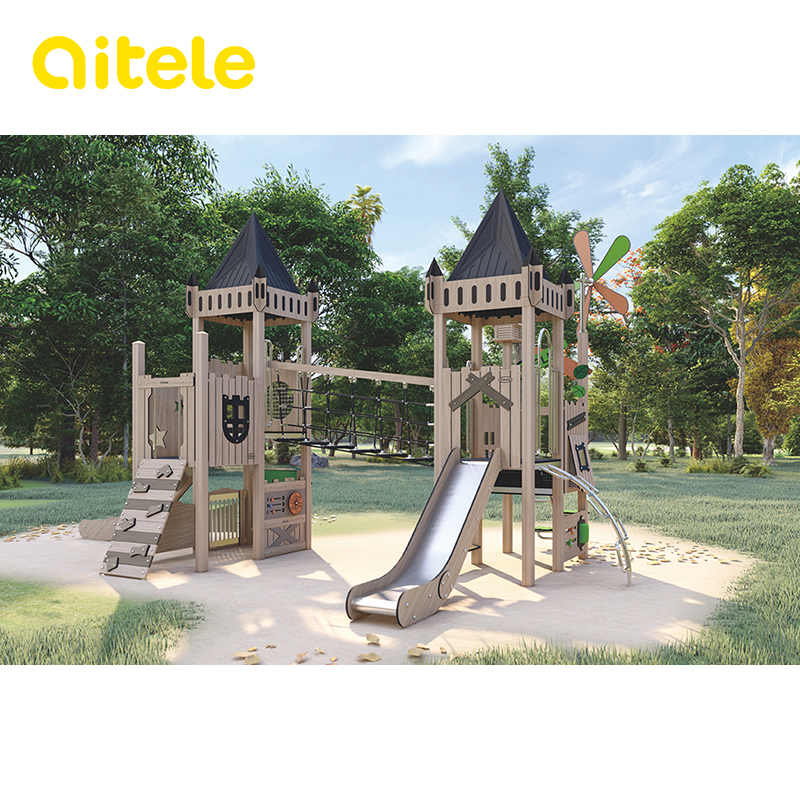 Eco-wood series Outdoor Playground GW-00402