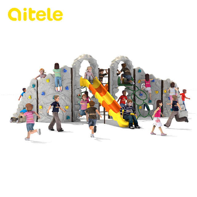  Plastic Commercial Climbing Rocks Outdoor Playground