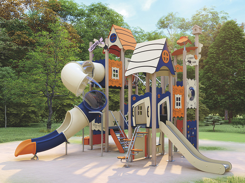 Eco-wood Outdoor Playground Equipment for Kids