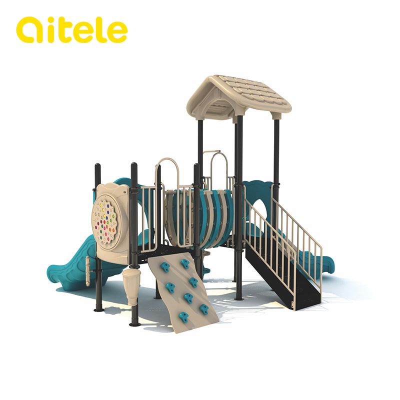 8 Kids Safe Material Kidsplay Series Outdoor Playground with Stairs KSI-15401