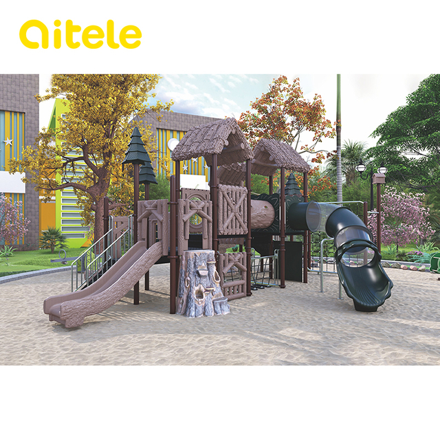 Dynamic Interactive Forestland Outdoor Playground for Schools