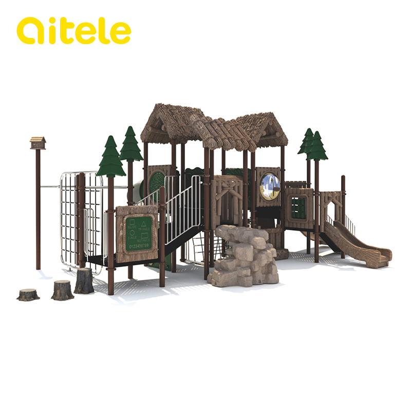 Dynamic Interactive Forestland Outdoor Playground for Schools