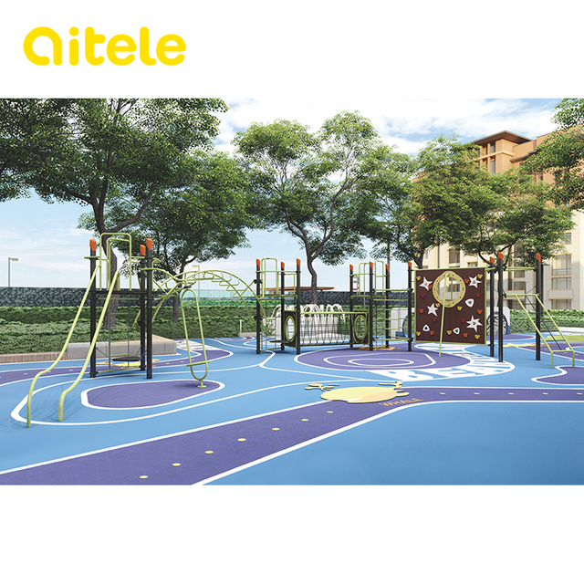 High-strength Inclusive Challenge Outdoor Playground for Parks