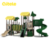 Kidsplay Series Multi-Slides Outdoor Playground with Climbing Rocks KSI-15301