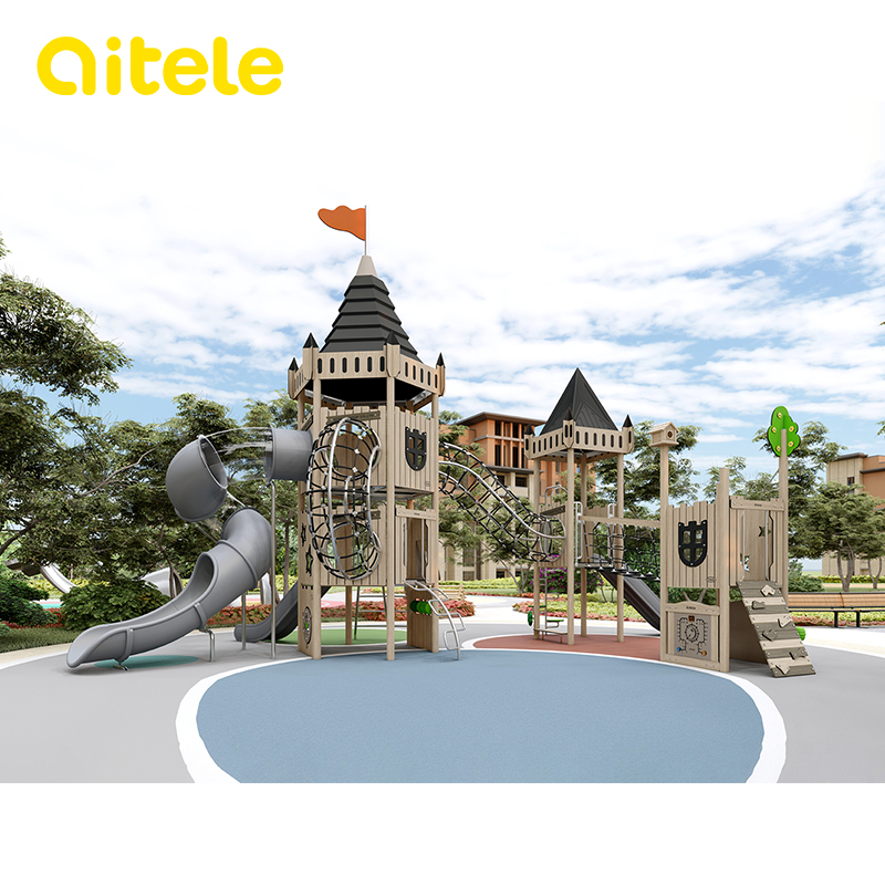 Eco-wood series Outdoor Playground GW-00301