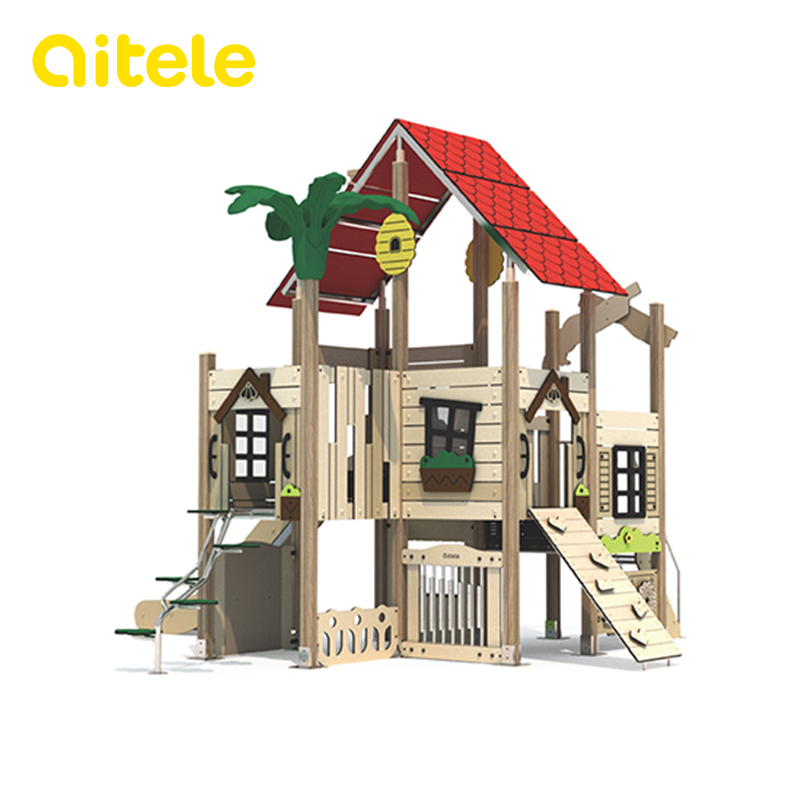 Eco-wood series Outdoor Playground GW-02701